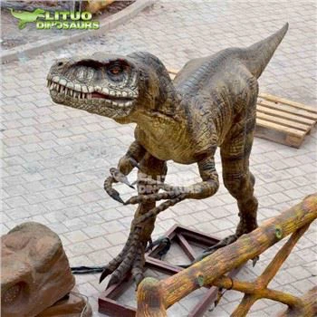 Maint Bywyd Robot Deinonychus Animatronig