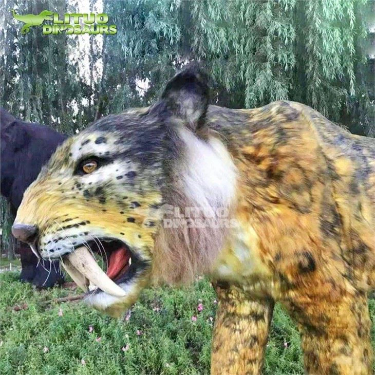 2animatronic Animal model sabertooth tiger(001)